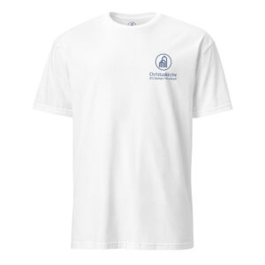 Blaues Logo - Kurzärmeliges Unisex-T-Shirt – Bild 2