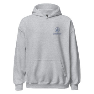 Blaues Logo - Unisex-Kapuzenpullover – Bild 2