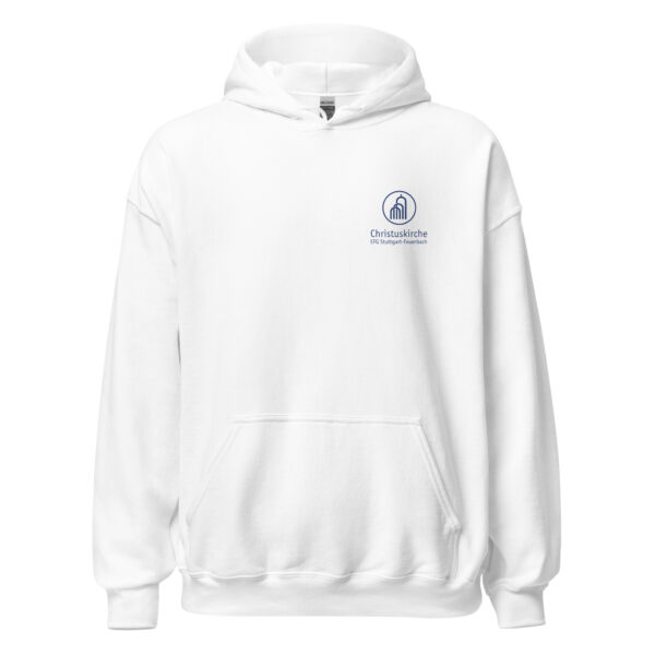 Blaues Logo - Unisex-Kapuzenpullover