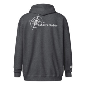 2026 - Logo weiß groß - Unisex Heavy-Blend Zip Hoodie – Bild 9