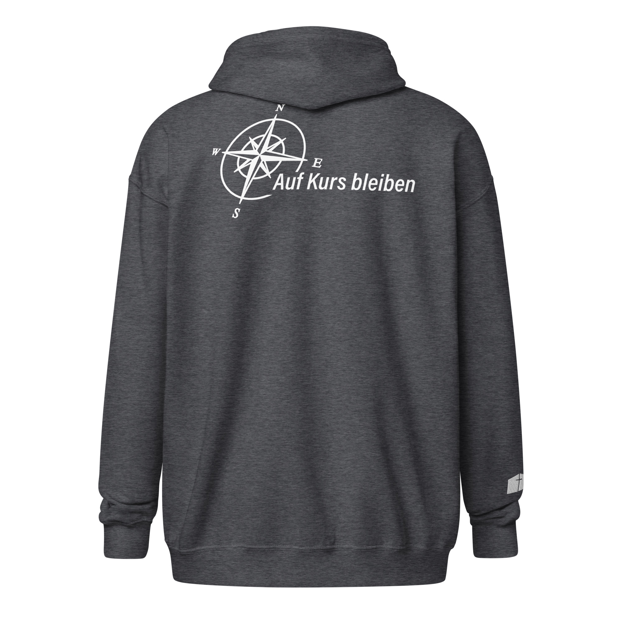 2026 - Logo weiß groß - Unisex Heavy-Blend Zip Hoodie – Bild 9