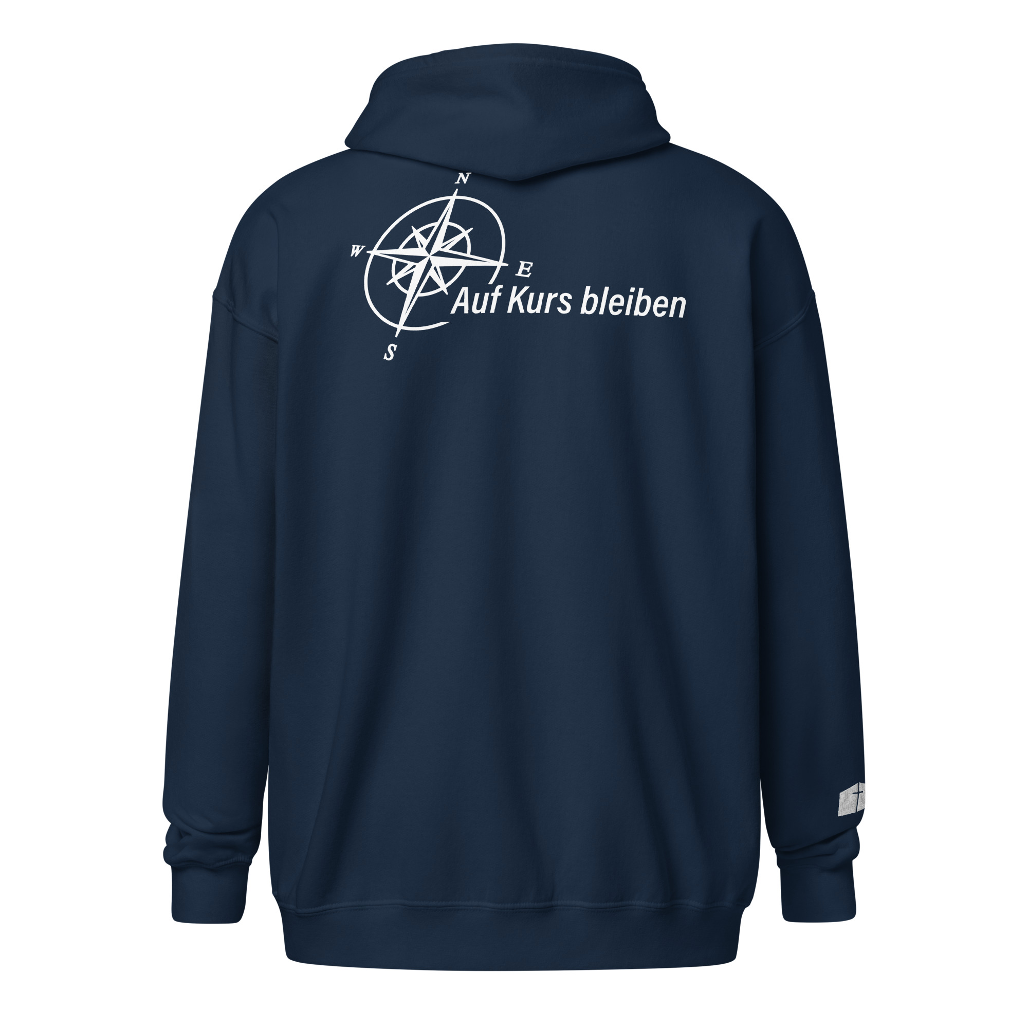 2026 - Logo weiß groß - Unisex Heavy-Blend Zip Hoodie – Bild 5