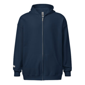 2026 - Logo weiß groß - Unisex Heavy-Blend Zip Hoodie – Bild 6