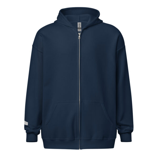 2026 - Logo weiß groß - Unisex Heavy-Blend Zip Hoodie