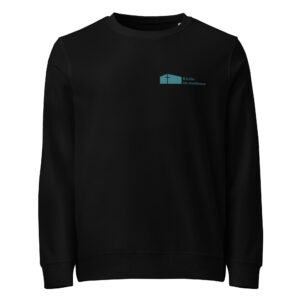 Türkisenes Kiw-Logo - Bio-Pullover - Unisex