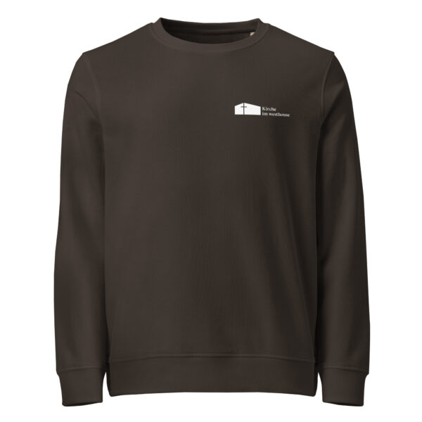 Weißes Kiw-Logo - Bio-Pullover - Unisex