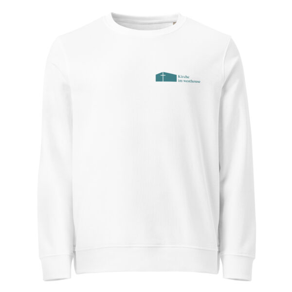 Türkisenes Kiw-Logo - Bio-Pullover - Unisex