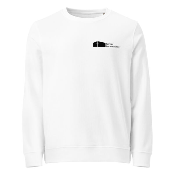 Schwarzes Kiw-Logo - Bio-Pullover - Unisex