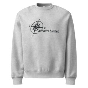 2026 - Logo schwarz groß - Schwerer Oversized Pullover – Bild 2