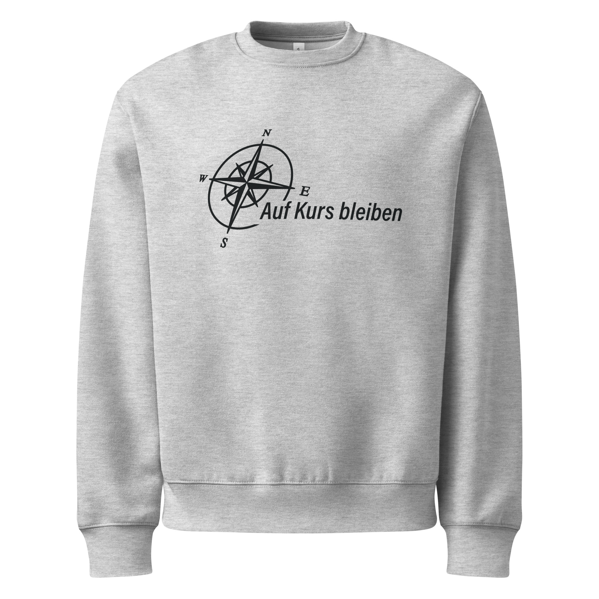 2026 - Logo schwarz groß - Schwerer Oversized Pullover – Bild 2