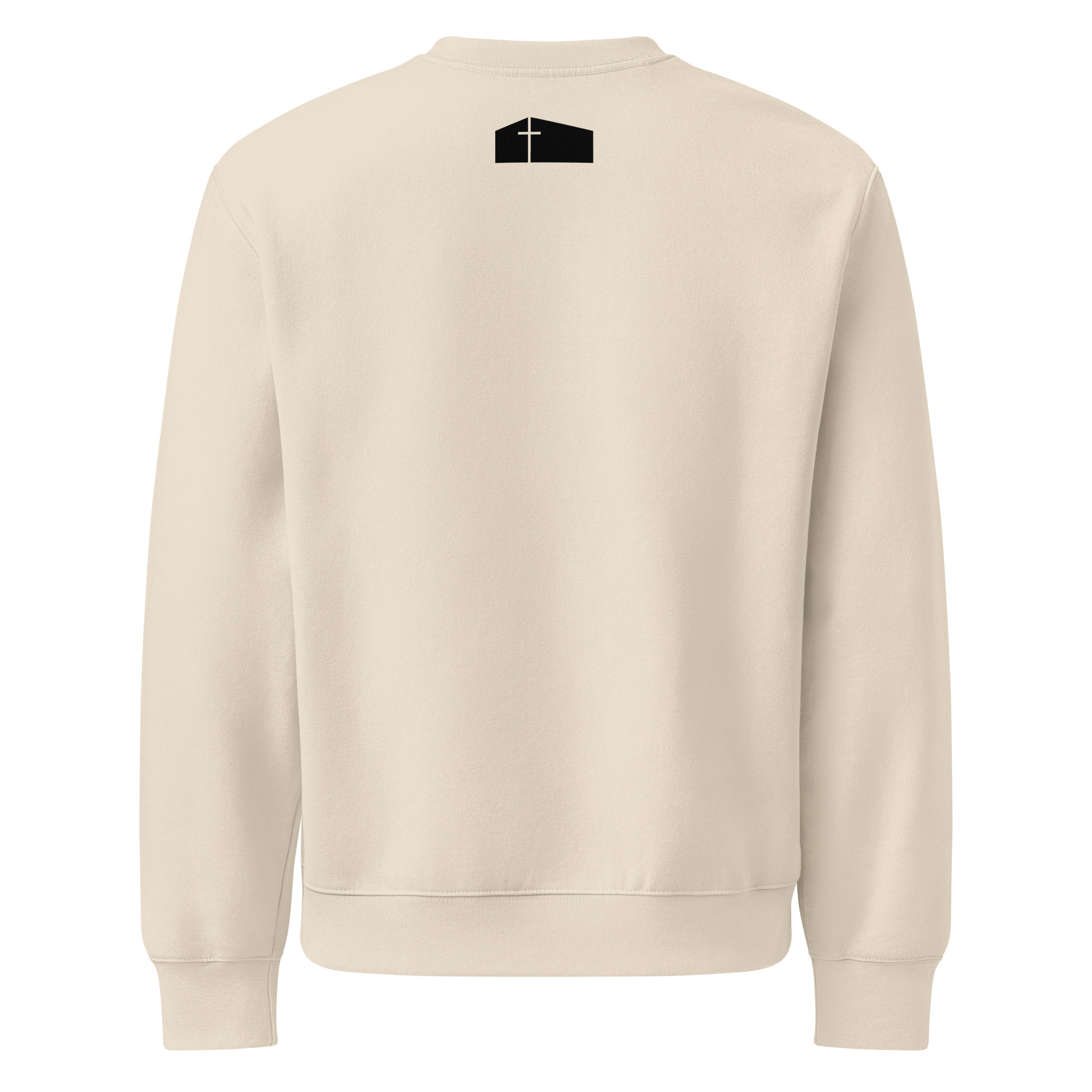 2026 - Logo schwarz - Schwerer Oversized Pullover – Bild 6