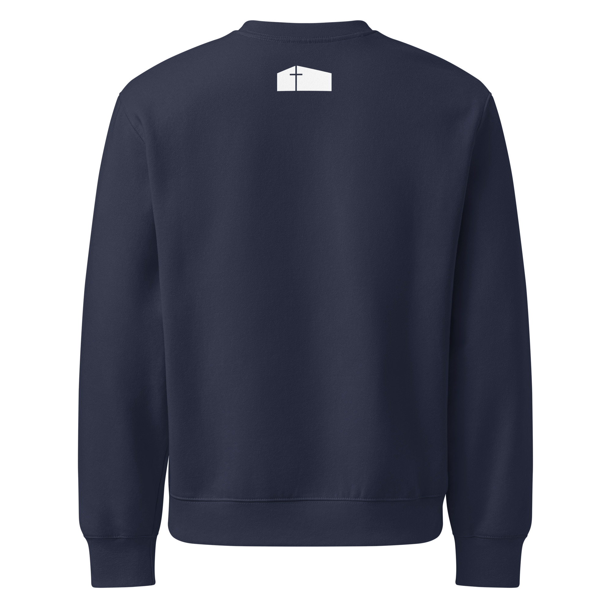 2026 - Logo weiß - Schwerer Oversized Pullover – Bild 6