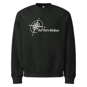 2026 - Logo weiß groß - Schwerer Oversized Pullover