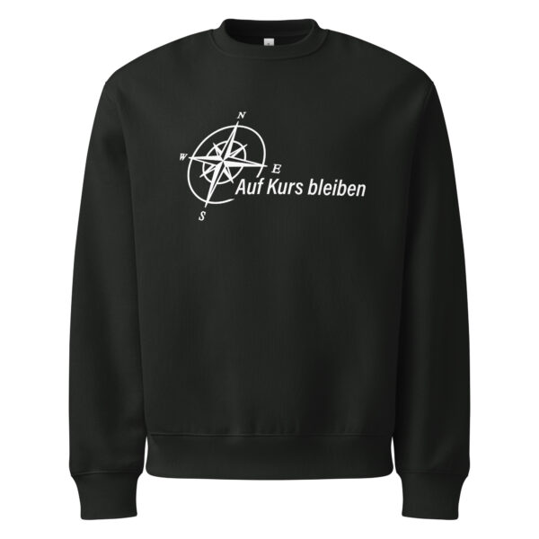 2026 - Logo weiß groß - Schwerer Oversized Pullover