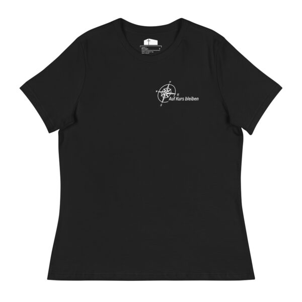 2026 - Logo weiß - Lockeres Damen-T-Shirt