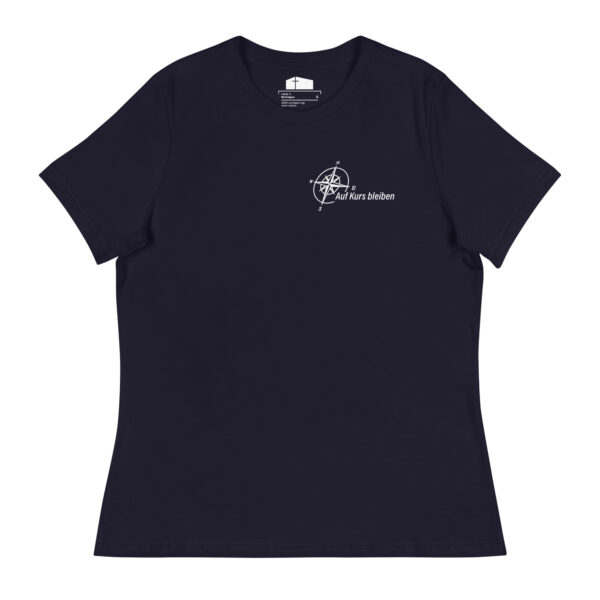 2026 - Logo weiß - Lockeres Damen-T-Shirt