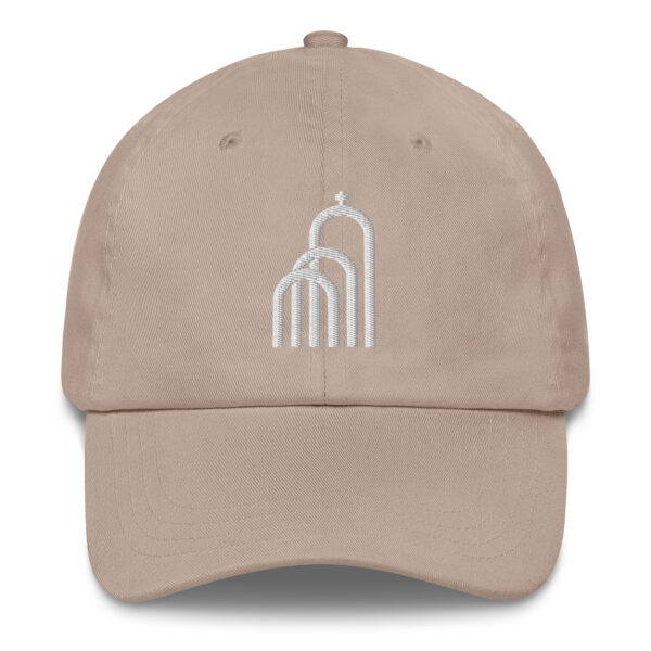 Weißes Logo - Dad-Hat