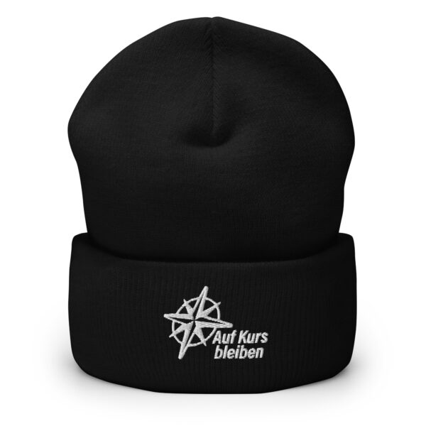 2026 - Logo weiß - Umgeschlagene Beanie