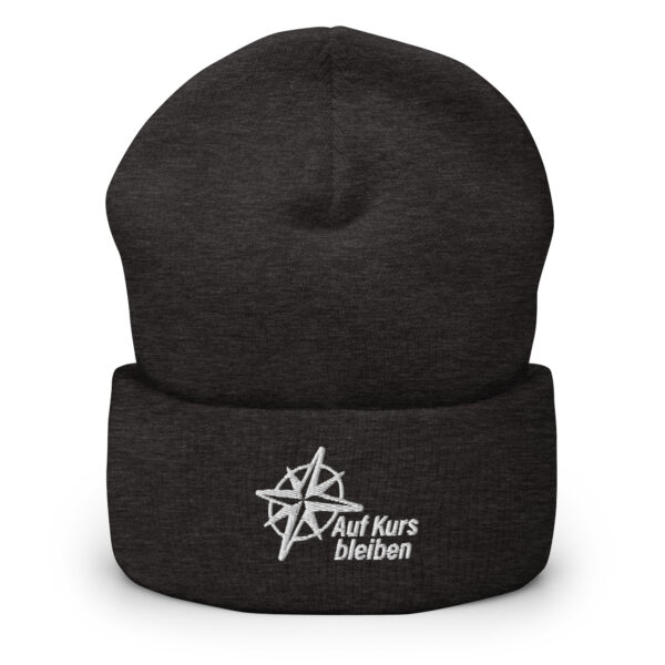 2026 - Logo weiß - Umgeschlagene Beanie