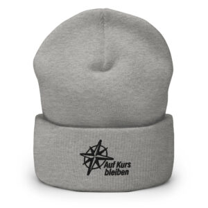 2026 - Logo schwarz - Umgeschlagene Beanie