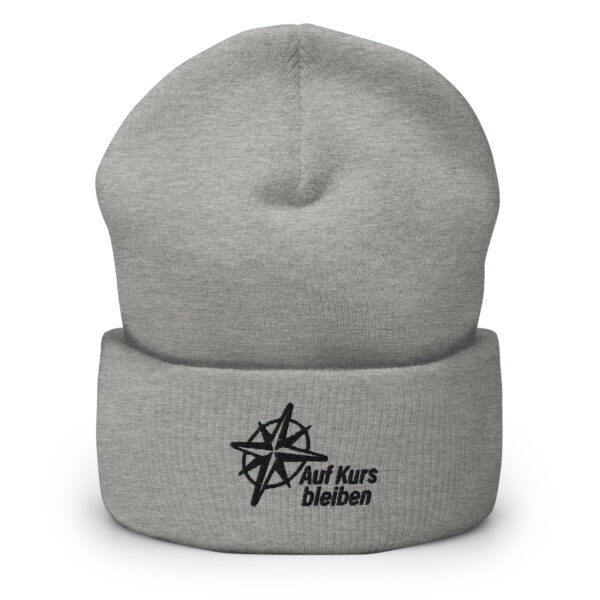 2026 - Logo schwarz - Umgeschlagene Beanie