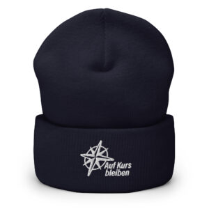 2026 - Logo weiß - Umgeschlagene Beanie – Bild 2