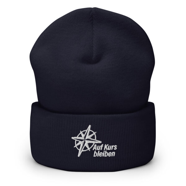 2026 - Logo weiß - Umgeschlagene Beanie