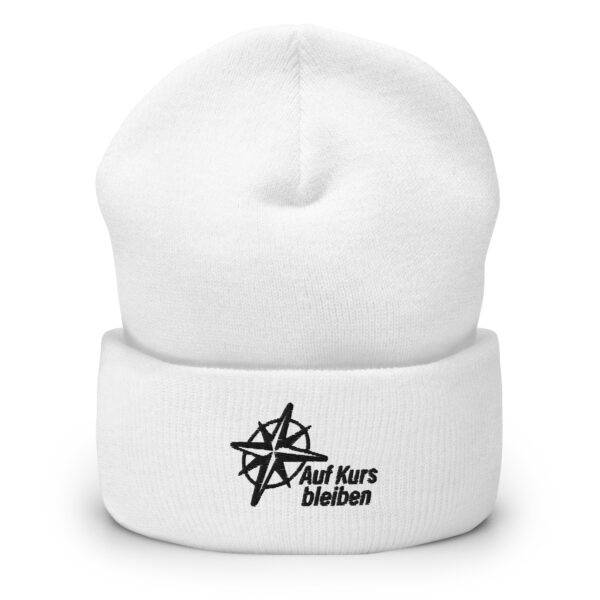 2026 - Logo schwarz - Umgeschlagene Beanie