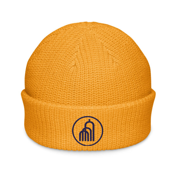 Blaues Logo - Fischermütze