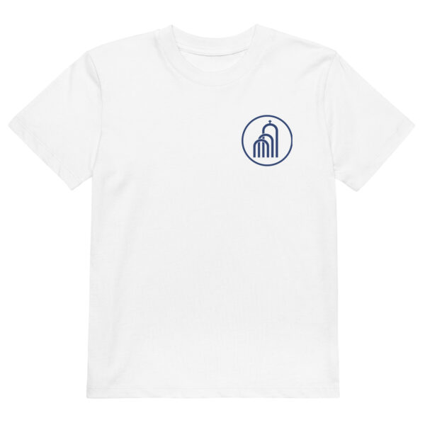 Blaues Logo - Bio-T-Shirt für Kinder