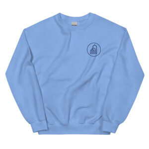 Blaues Logo - Unisex-Pullover
