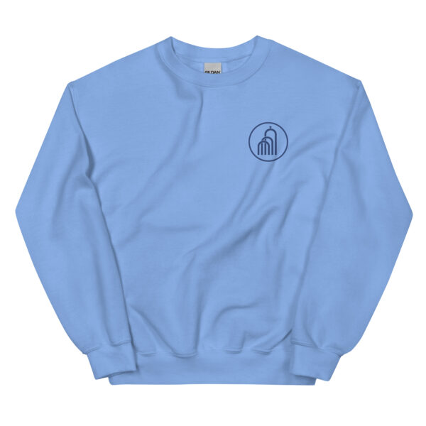 Blaues Logo - Unisex-Pullover