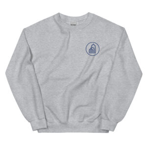 Blaues Logo - Unisex-Pullover – Bild 5