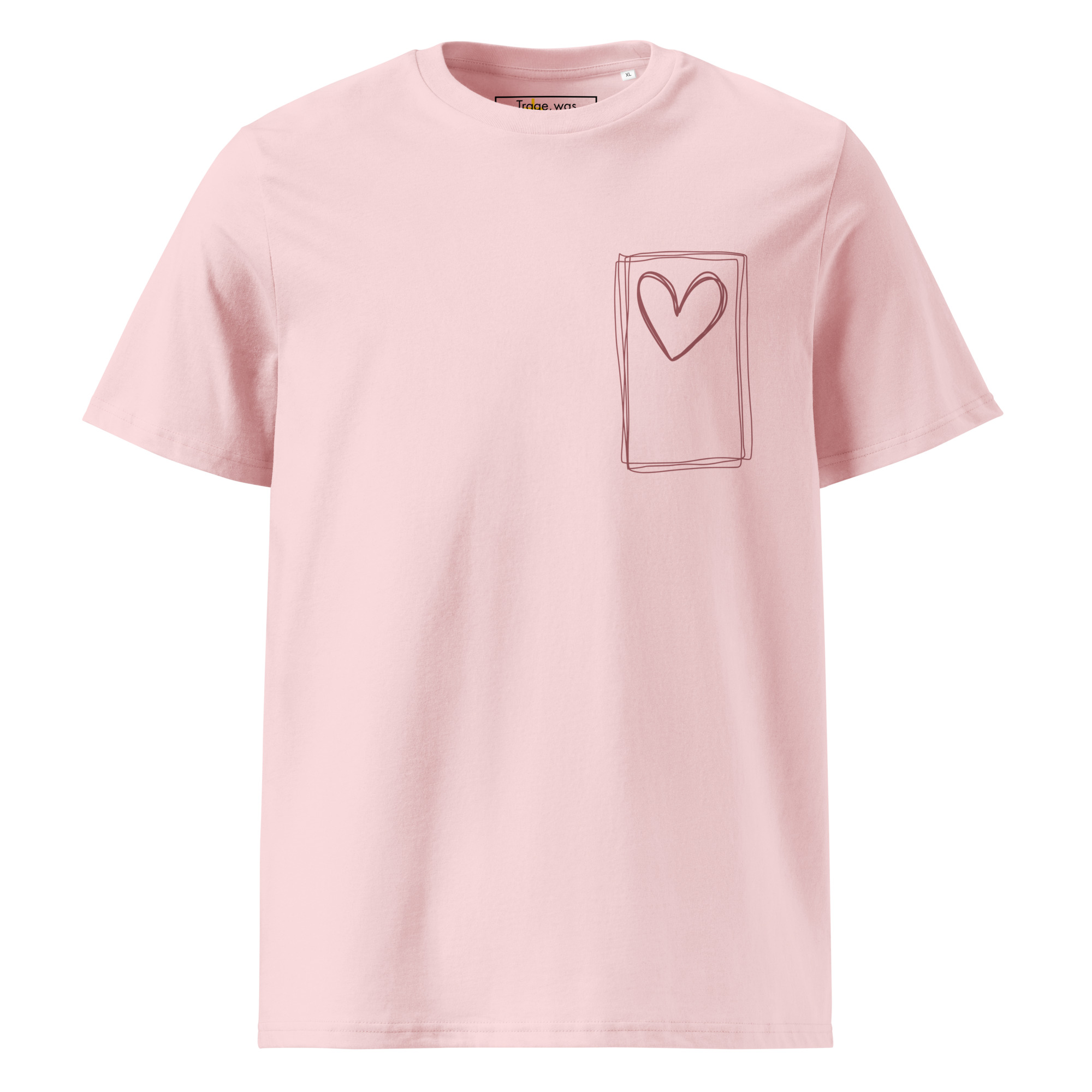 Liebe - Helles Bio-Baumwoll-T-Shirt – Bild 4