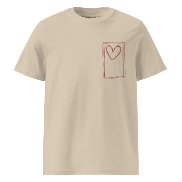 Liebe - Helles Bio-Baumwoll-T-Shirt