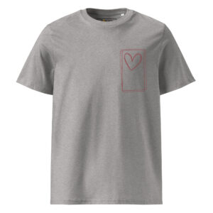 Liebe - Helles Bio-Baumwoll-T-Shirt