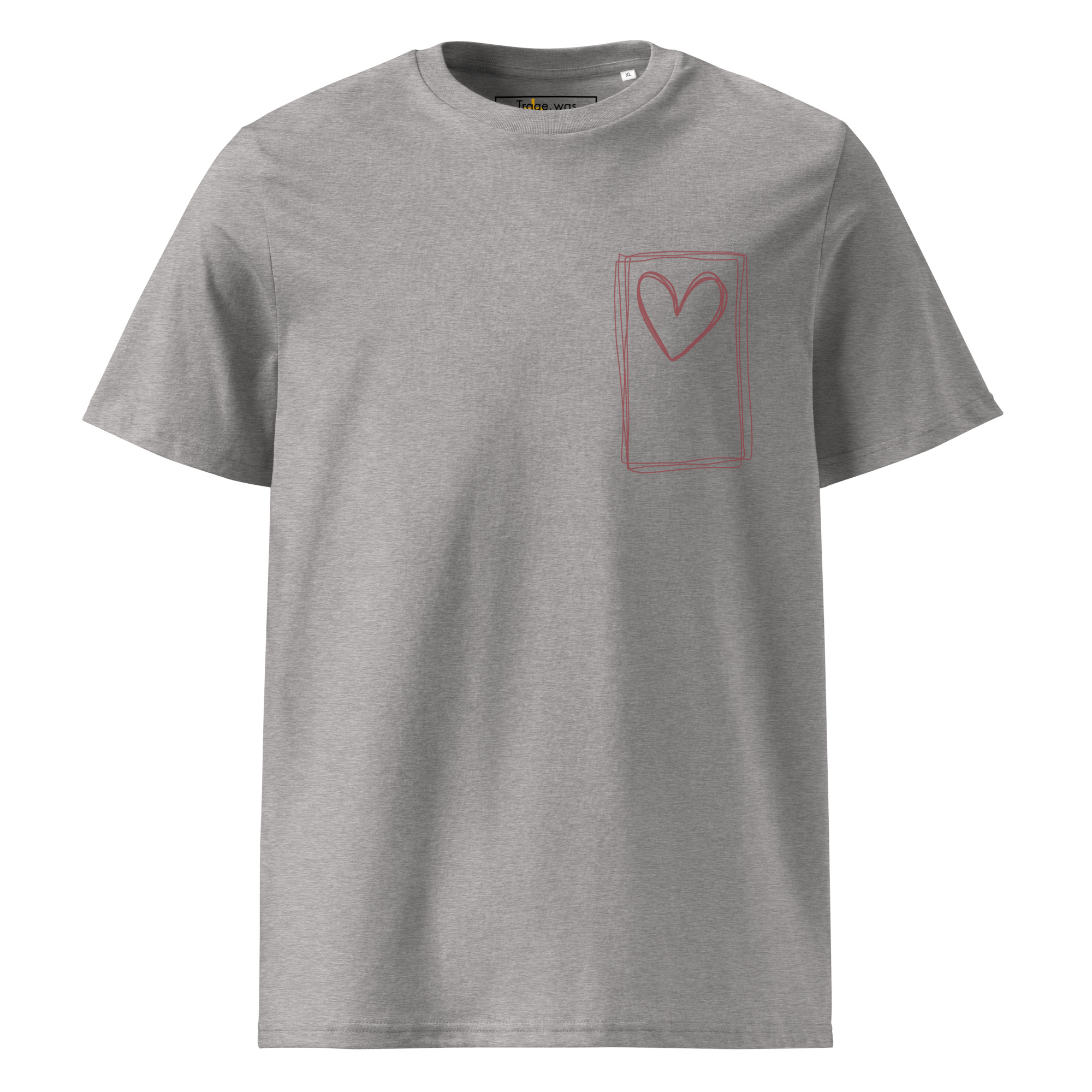 Liebe - Helles Bio-Baumwoll-T-Shirt – Bild 1