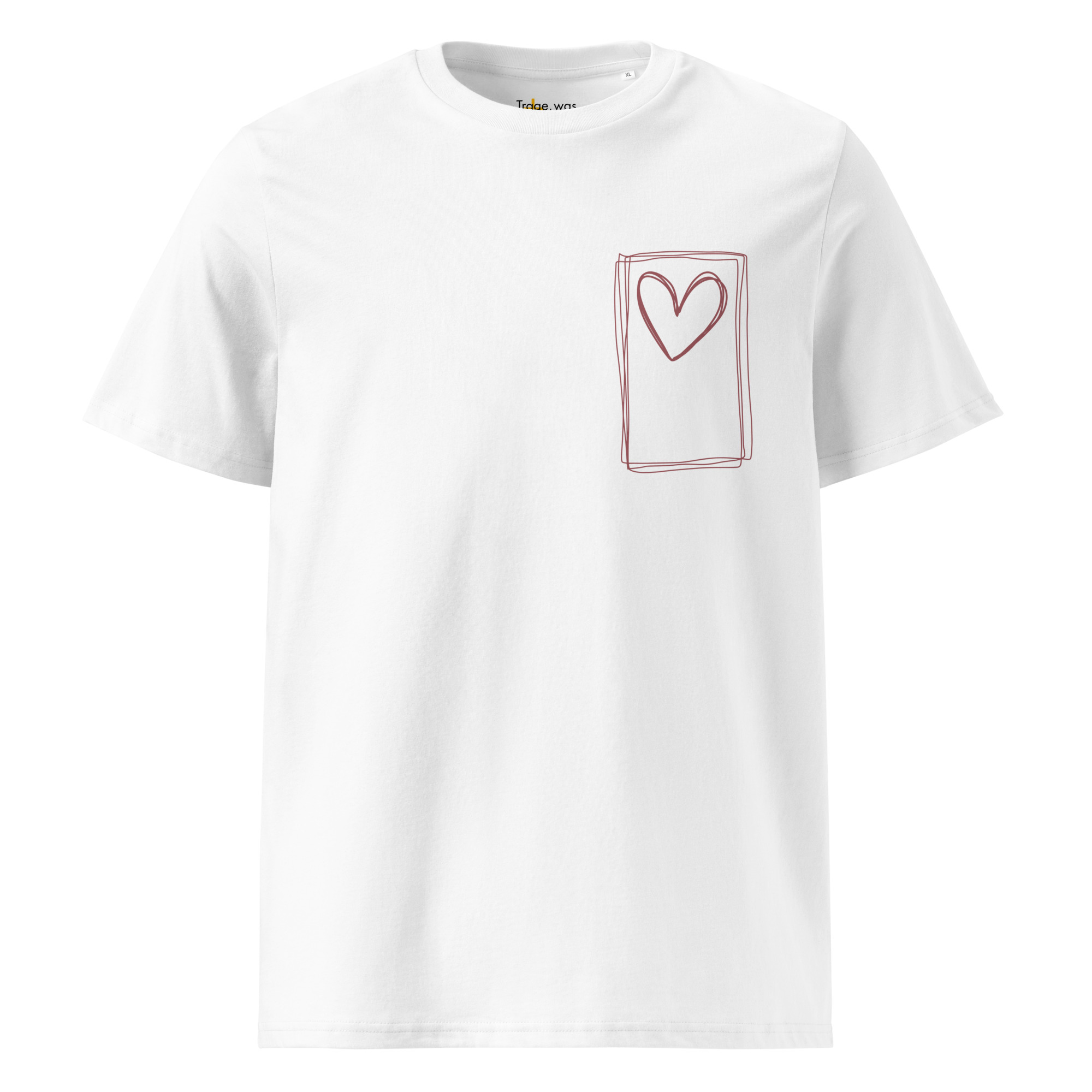 Liebe - Helles Bio-Baumwoll-T-Shirt – Bild 6