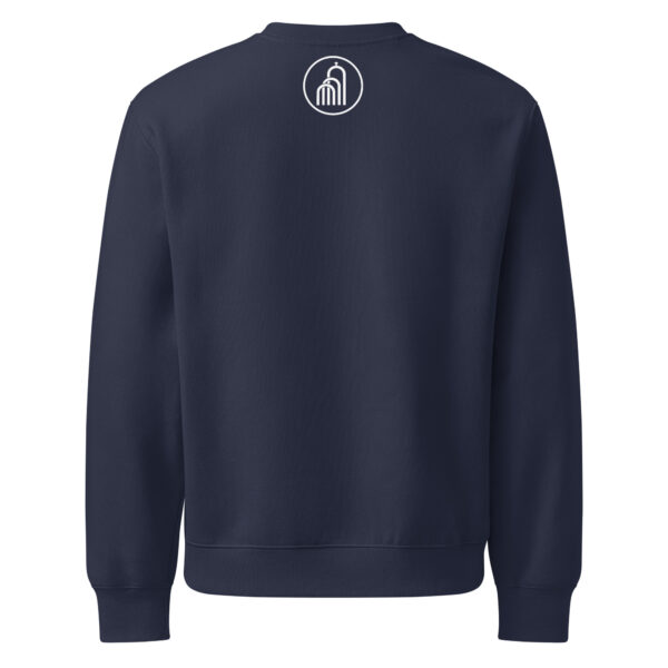 Weißes Logo groß - Schwerer Oversized Pullover