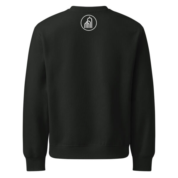 Weißes Logo groß - Schwerer Oversized Pullover