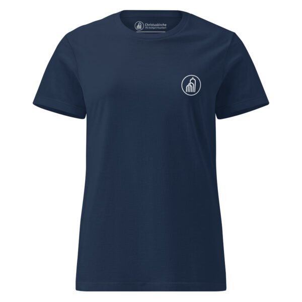 Weißes Logo - Basic Softstyle T-Shirt für Damen