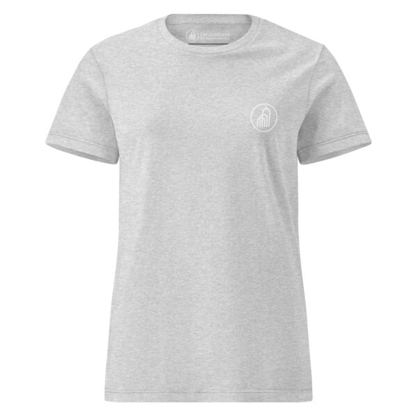 Weißes Logo - Basic Softstyle T-Shirt für Damen