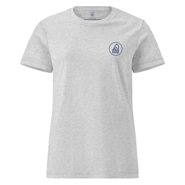 Blaues Logo - Basic Softstyle T-Shirt für Damen
