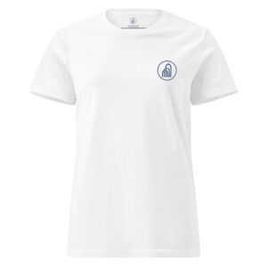 Blaues Logo - Basic Softstyle T-Shirt für Damen – Bild 3
