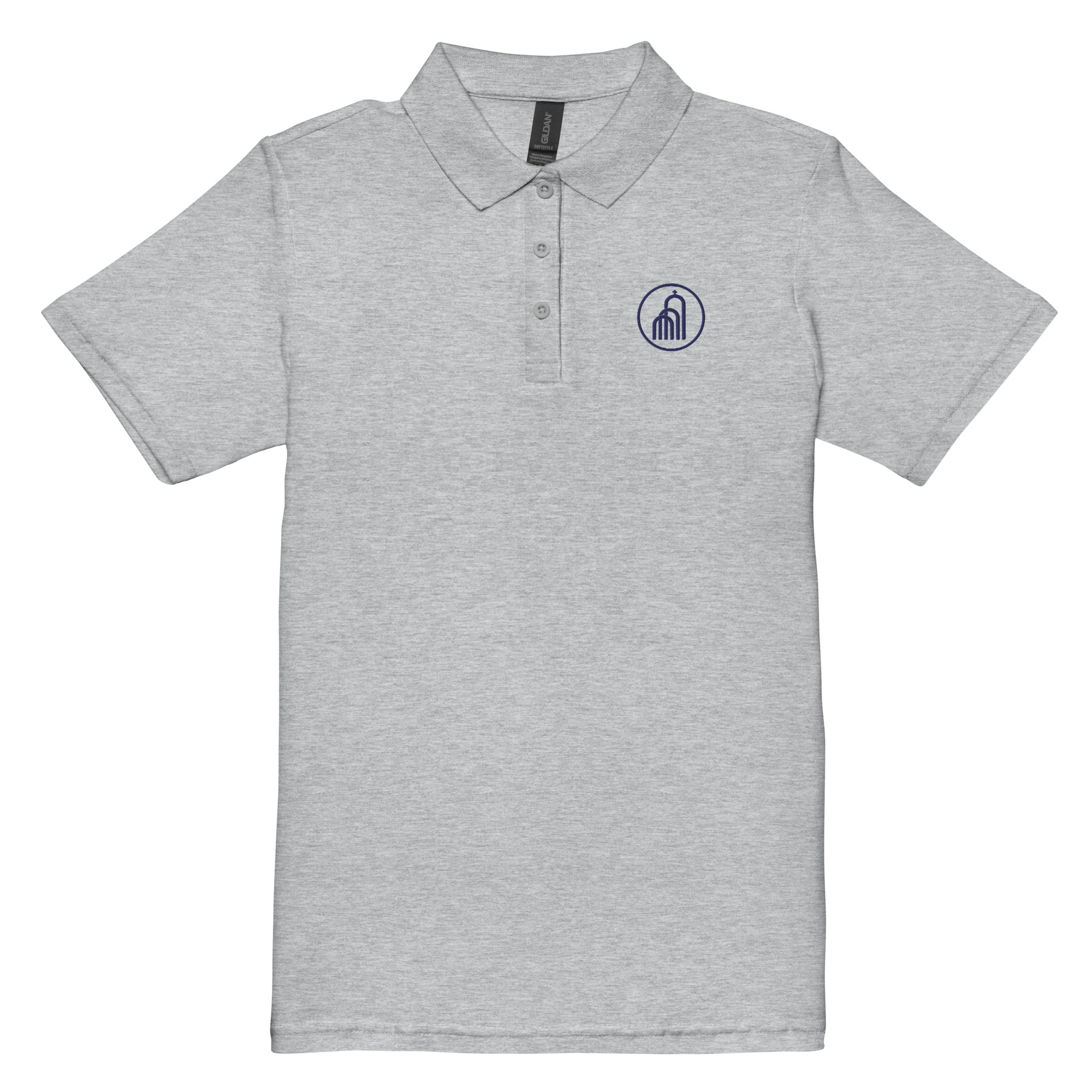 Blaues Logo - Piqué-Poloshirt für Damen – Bild 1