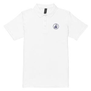 Blaues Logo - Piqué-Poloshirt für Damen – Bild 2