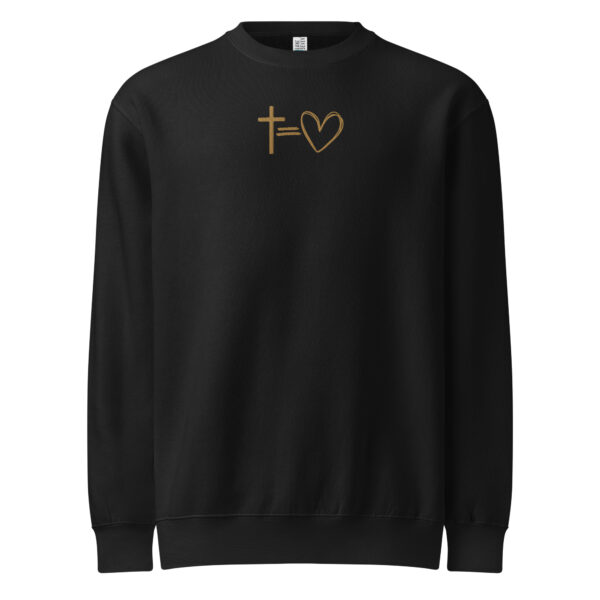 Kreuz = Herz - Pullover für Herren