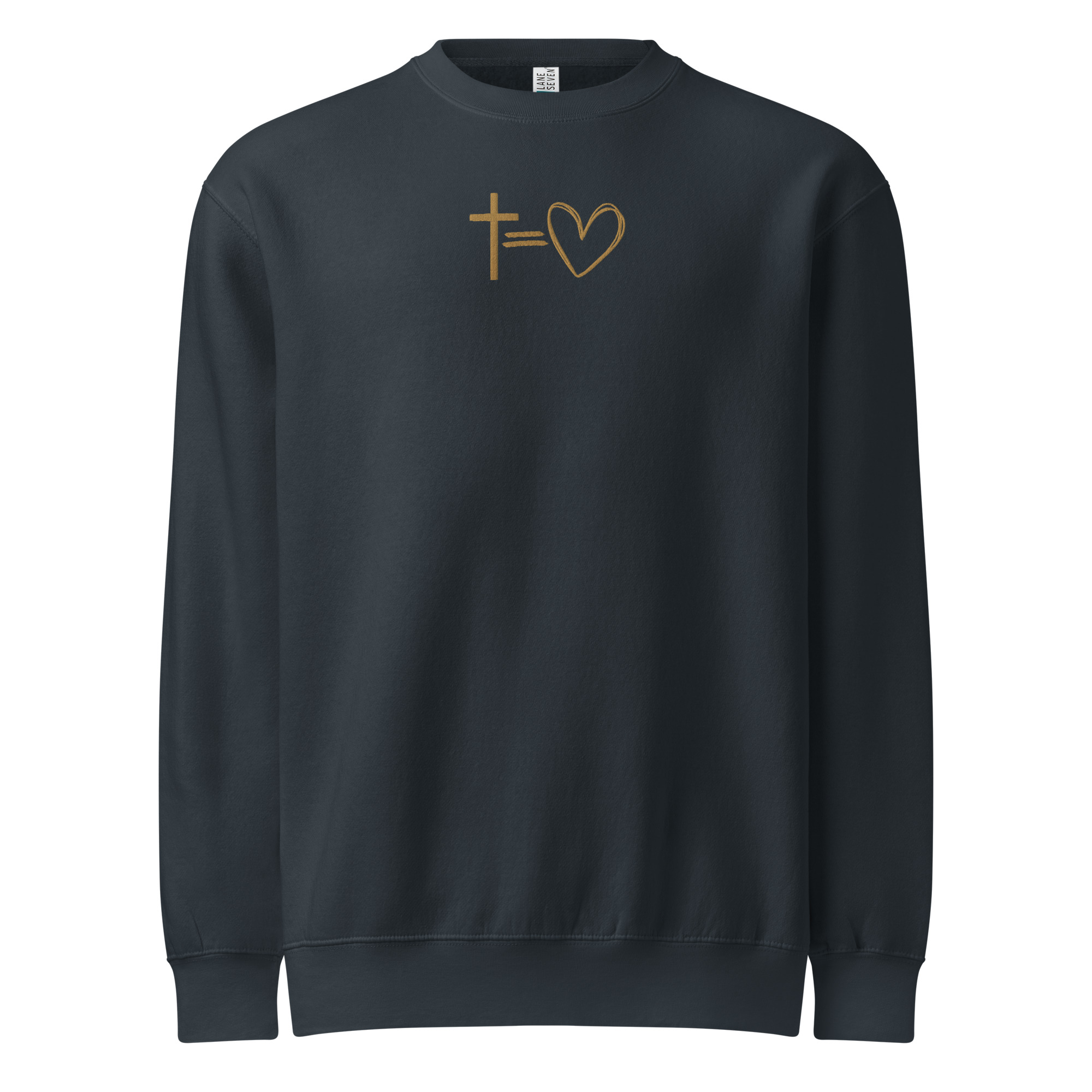 Kreuz = Herz - Pullover für Herren – Bild 2