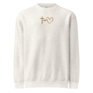 Kreuz = Herz - Pullover für Herren – Bild 4