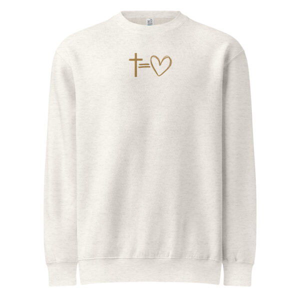 Kreuz = Herz - Pullover für Herren